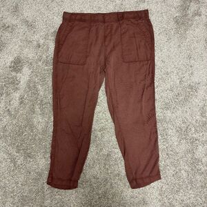 GAP Women's Large Mauve 100% Lyocell Joggers Pull On Casual Soft Pants Comfort